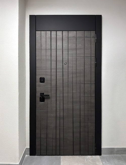 Квартирная дверь с МДФ Квартирная дверь с МДФ